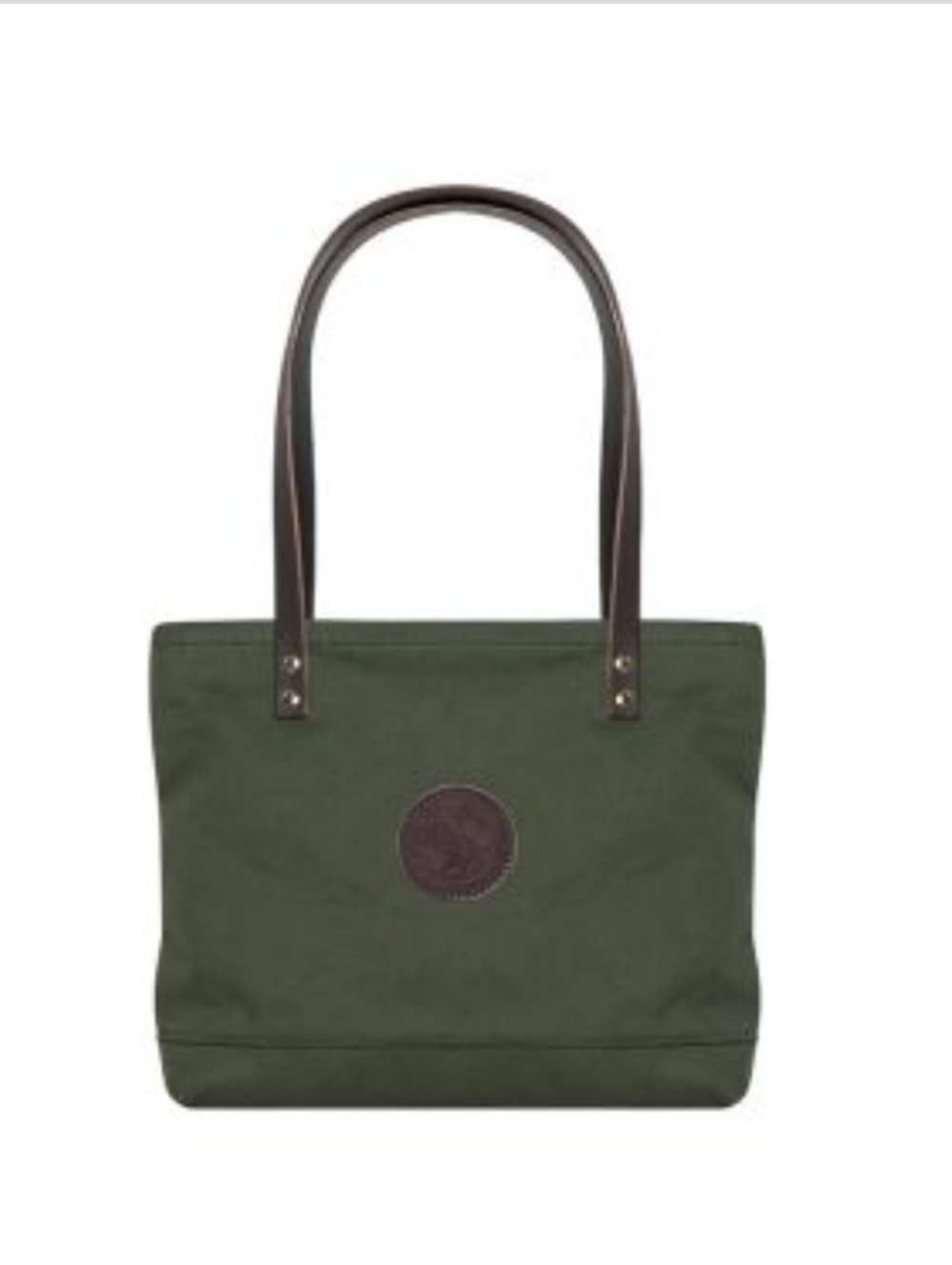 Duluth Pack Olive Green Canvas Market Tote – Lakewalk Shoulder Bag Made in USA